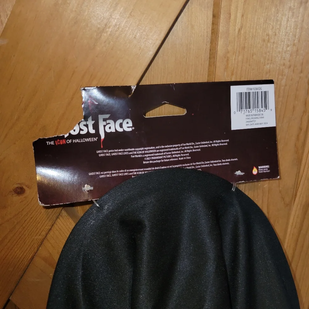 Ghost Face Lives Scream Mask Fun World 2021  New